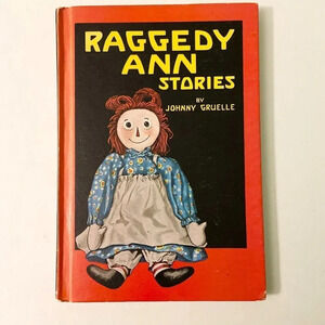 Vintage 1961 Raggedy  Ann Stories By Johnny Gruelle Hardcover Book